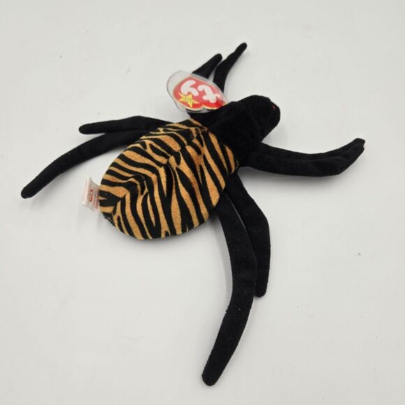 Ty Teenie Beanie Baby Spinner the Spider with Tags (1996) - Picture 2 of 5
